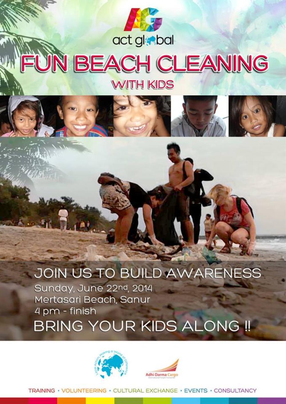 Adhi Darma sponsors Beach Cleaning with The Kids