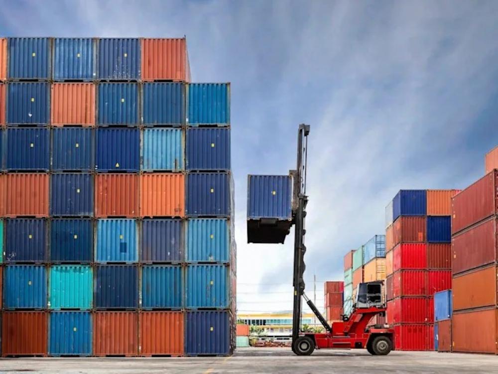 Nearly 80,000 shipping containers are piled high in the Port of Savannah, a report says, as the supply chain crisis shows no sign of stopping